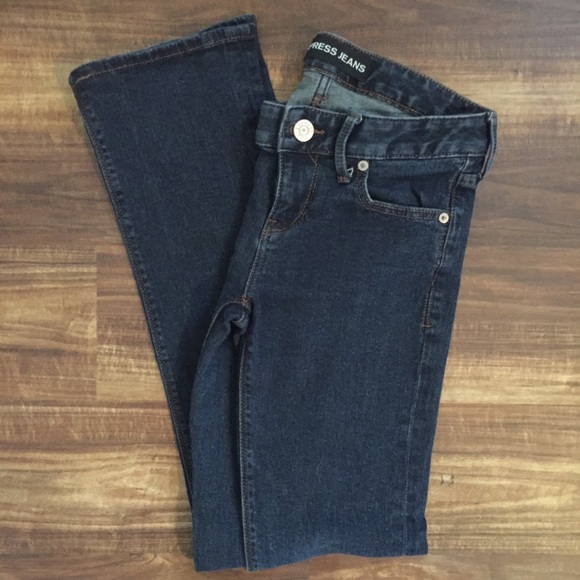 EXPRESS Barely Boot Stella Low-Rose Jeans - Picture 2 of 2